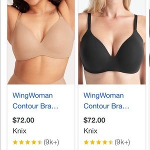 2 KNIX BRAS SIZE 5 WORN TWICE / TOO BIG FOR ME (These are NOT maternity bras)